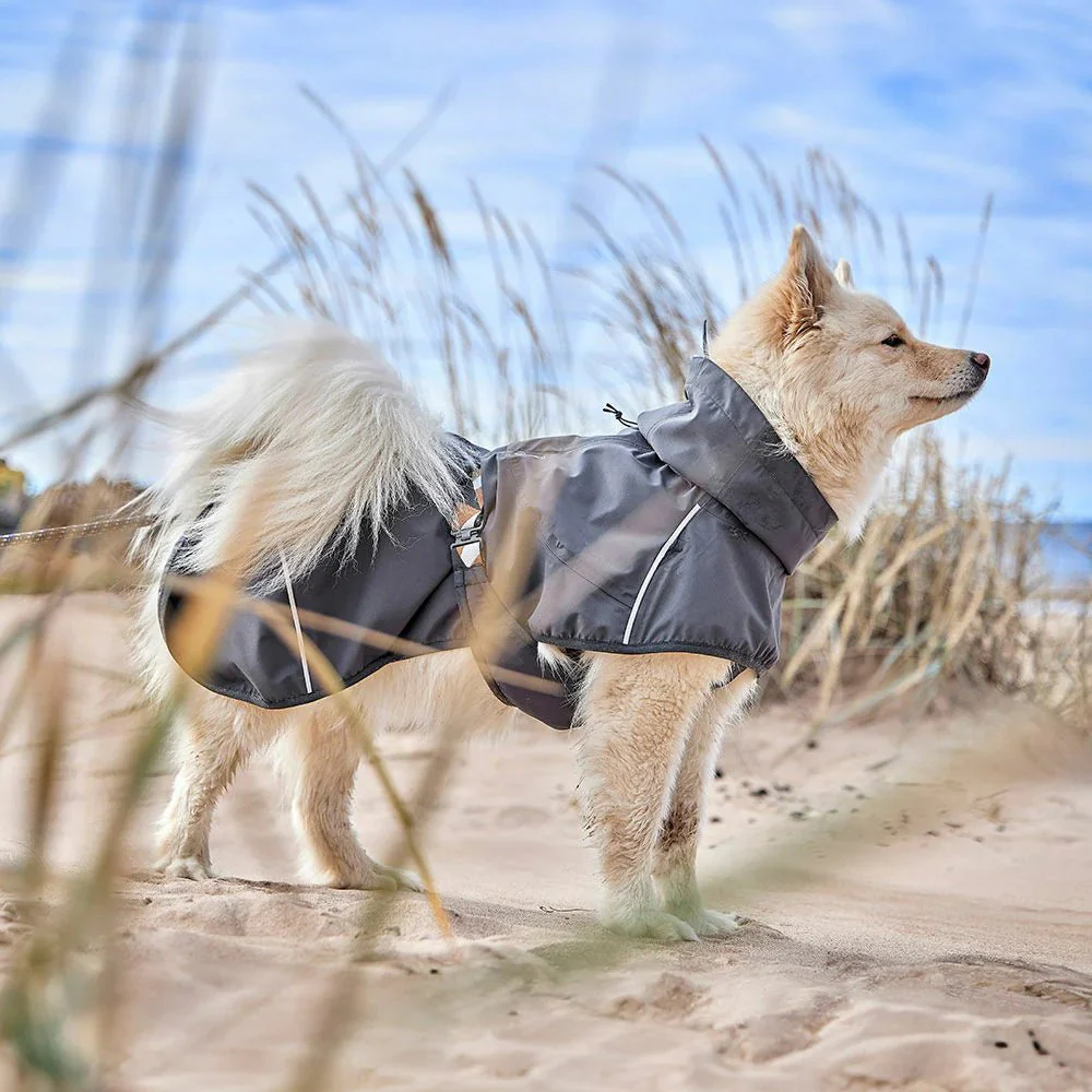 Hurtta Rainwear Mudventure Coat ECO Blackberry - Image 3