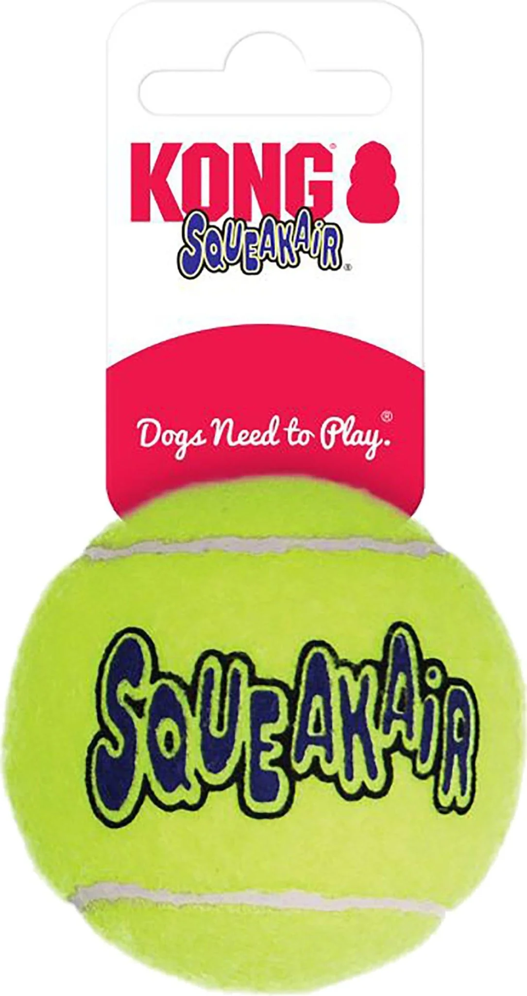 KONG Airdog Squeakair Tennisboll 6-pack