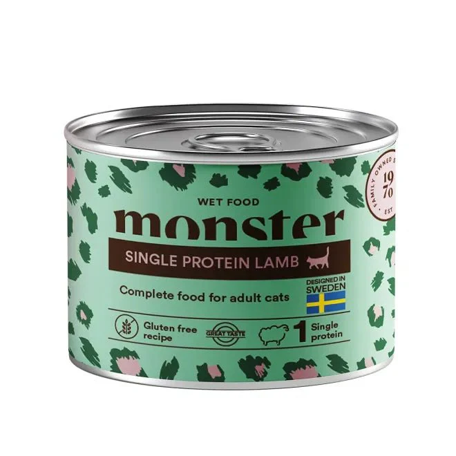 Monster Cat Adult Single Protein Lamb Can - Image 2