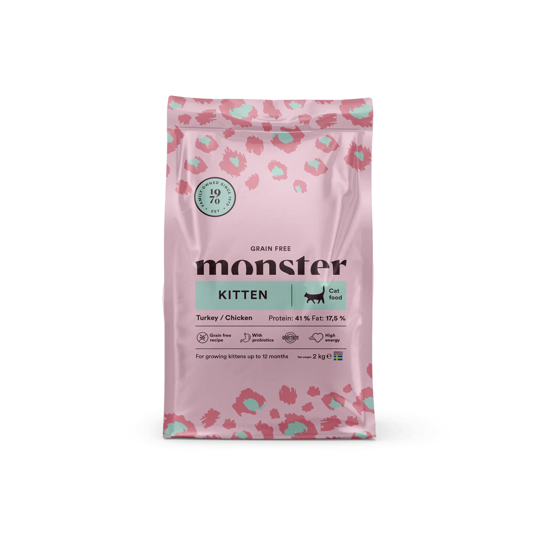 Monster Cat Grain Free Kitten Turkey/Chicken - Image 2