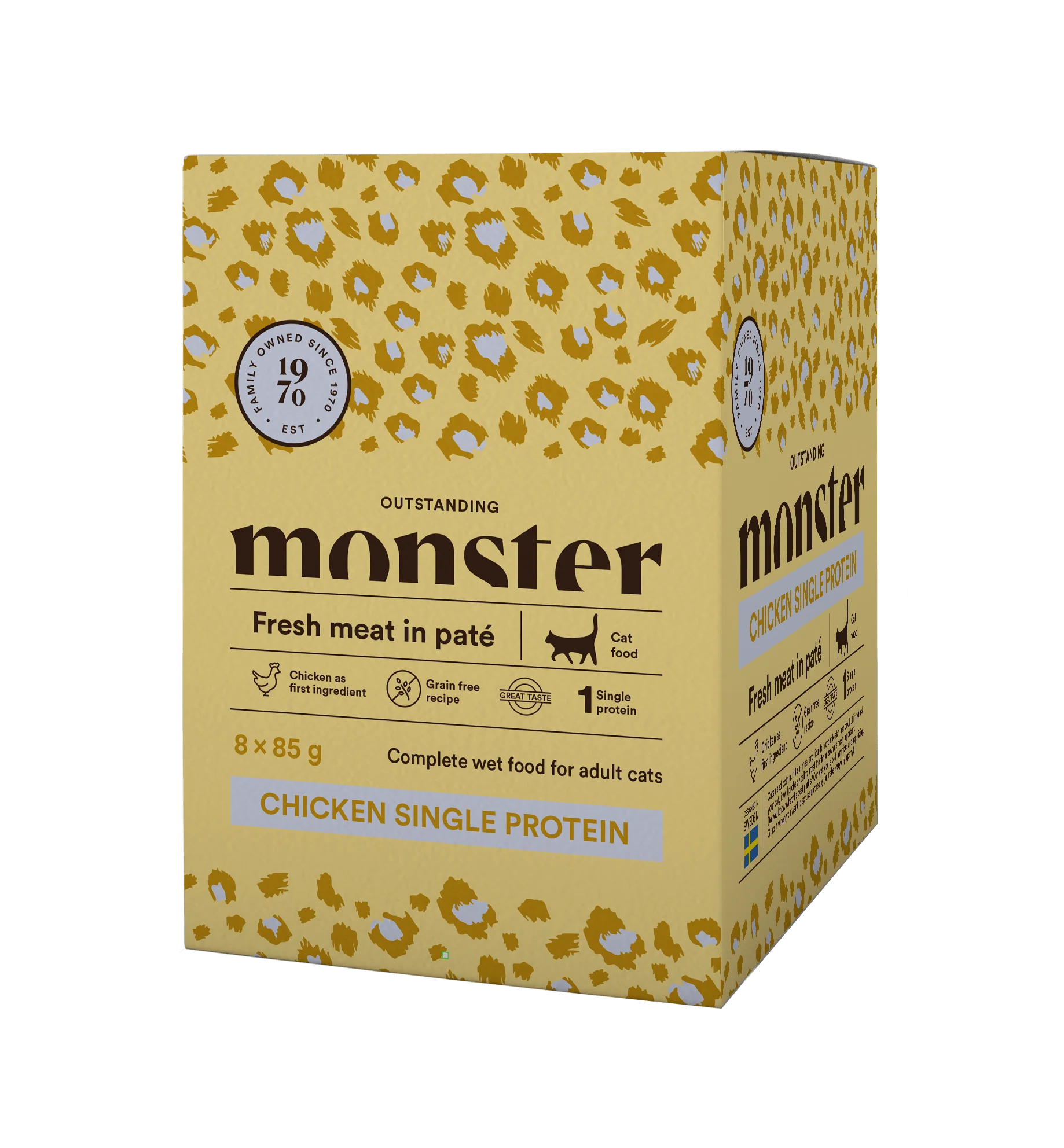Monster Cat Pouches Adult Chicken