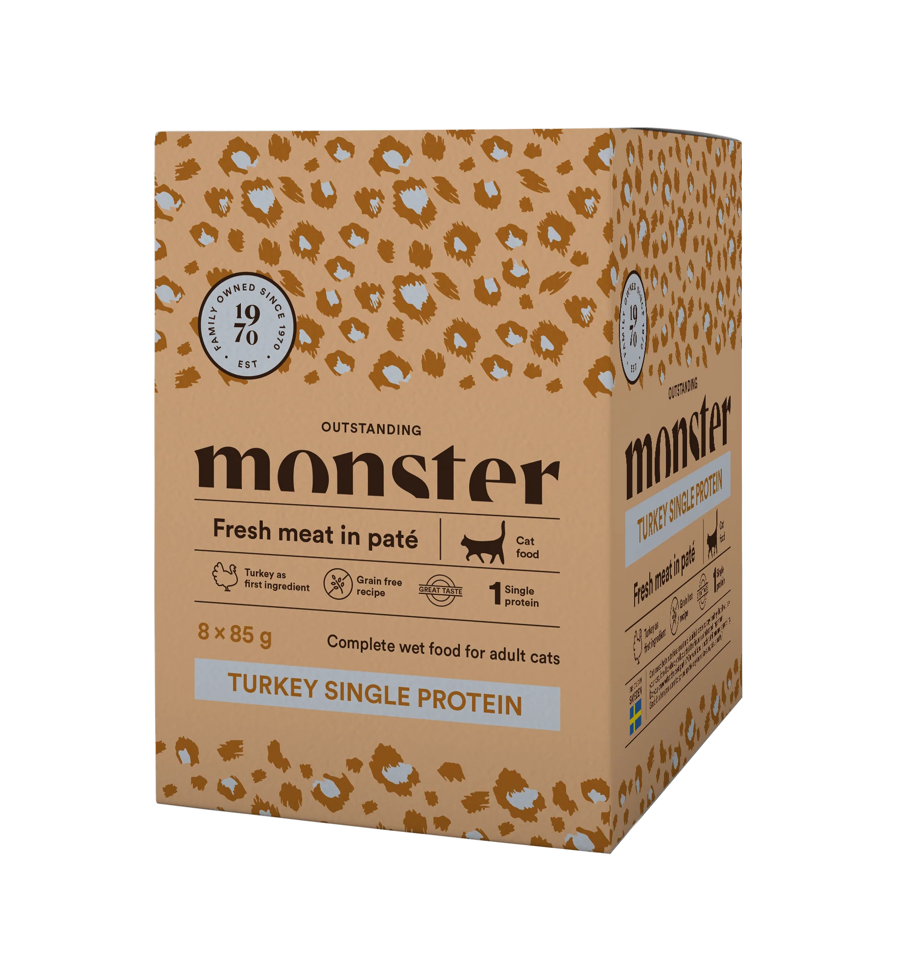 Monster Cat Pouches Adult Turkey