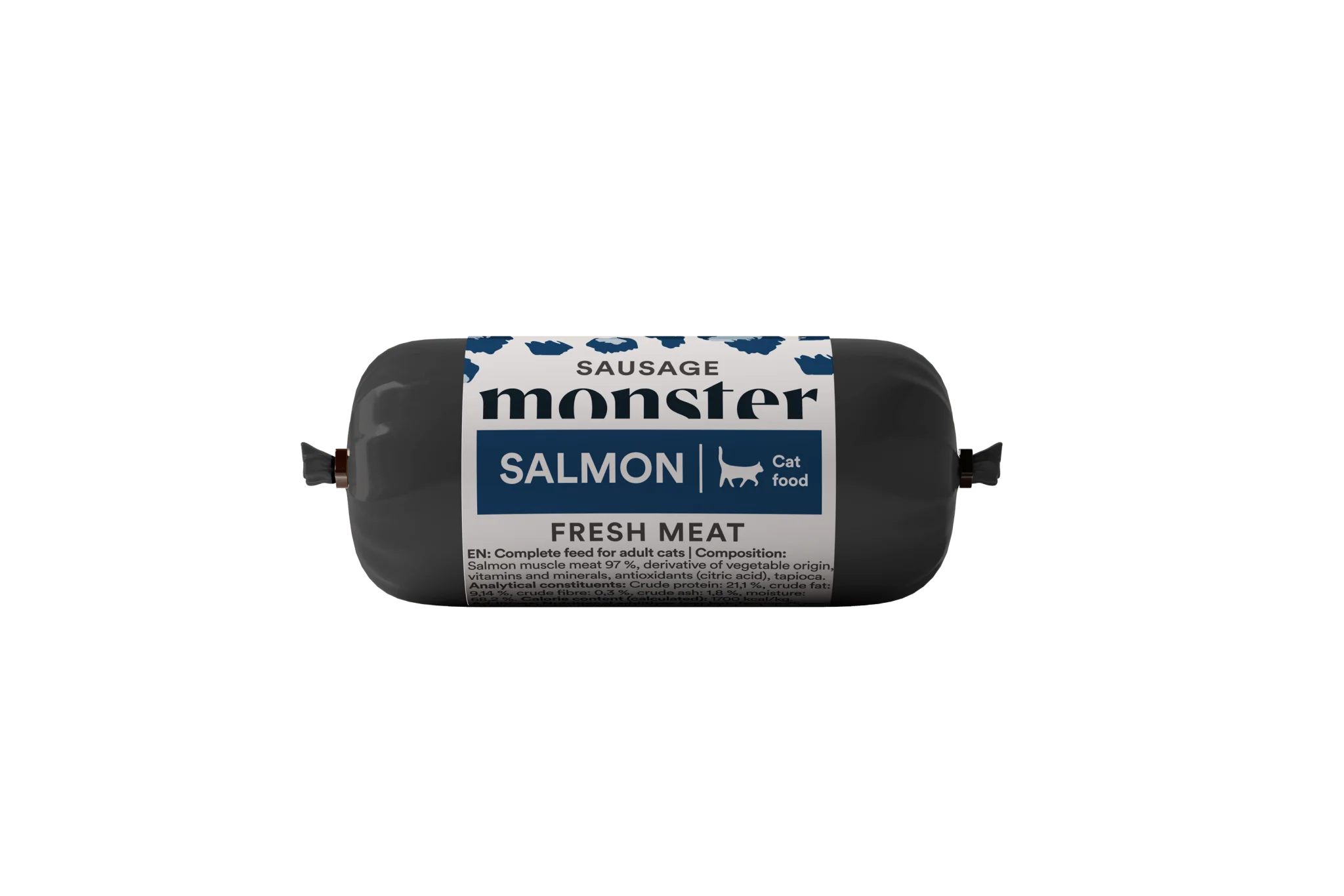 Monster Cat Sausage Salmon