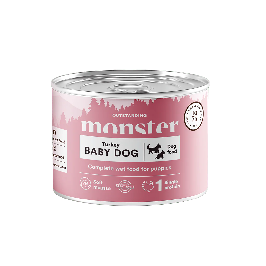 Monster Dog Baby Mousse Can