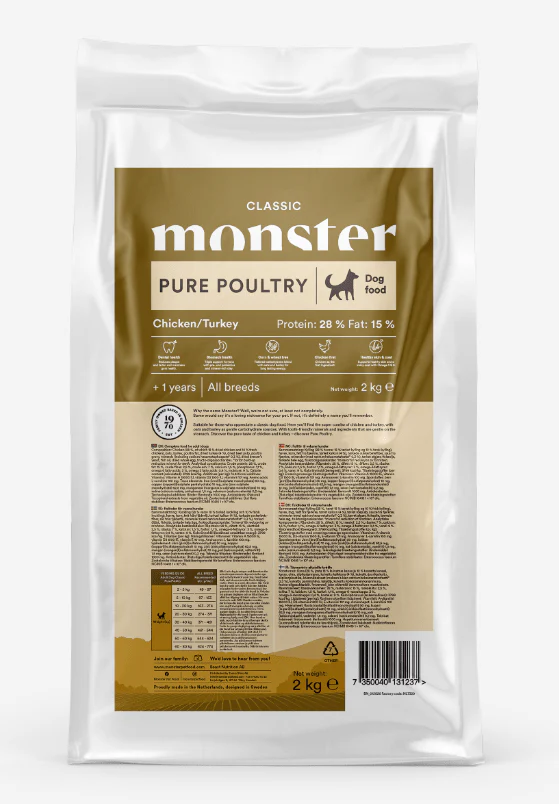 Monster Dog Classic Pure Poultry