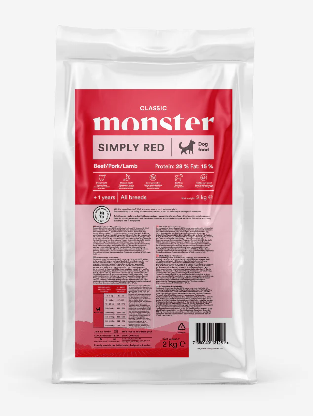 Monster Dog Classic Simply Red