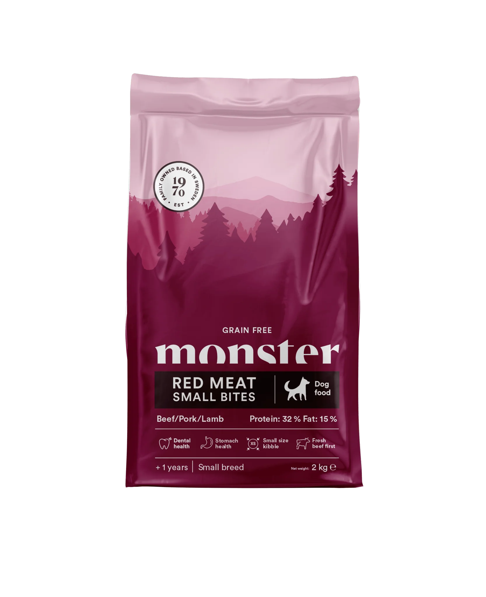 Monster Dog GF Adult Red Meat Small Bites