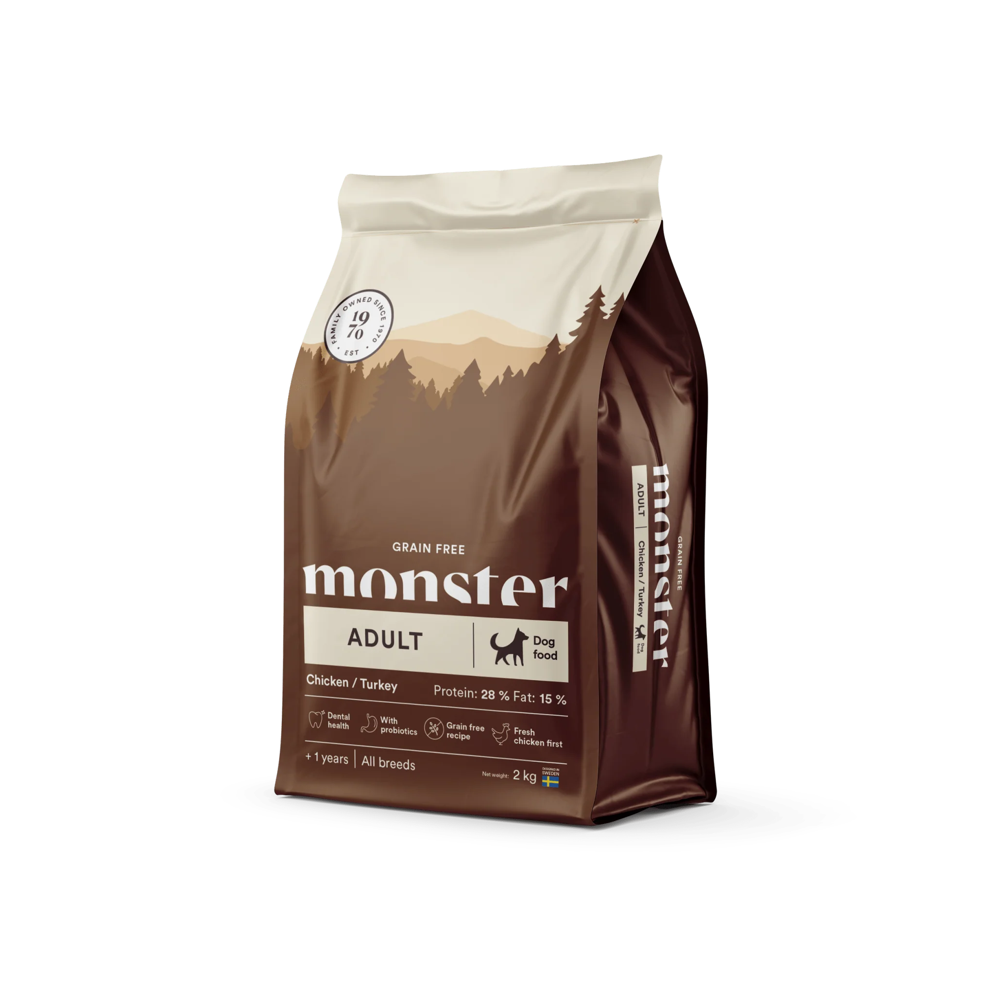 Monster Dog Grain Free Adult Chicken/Turkey