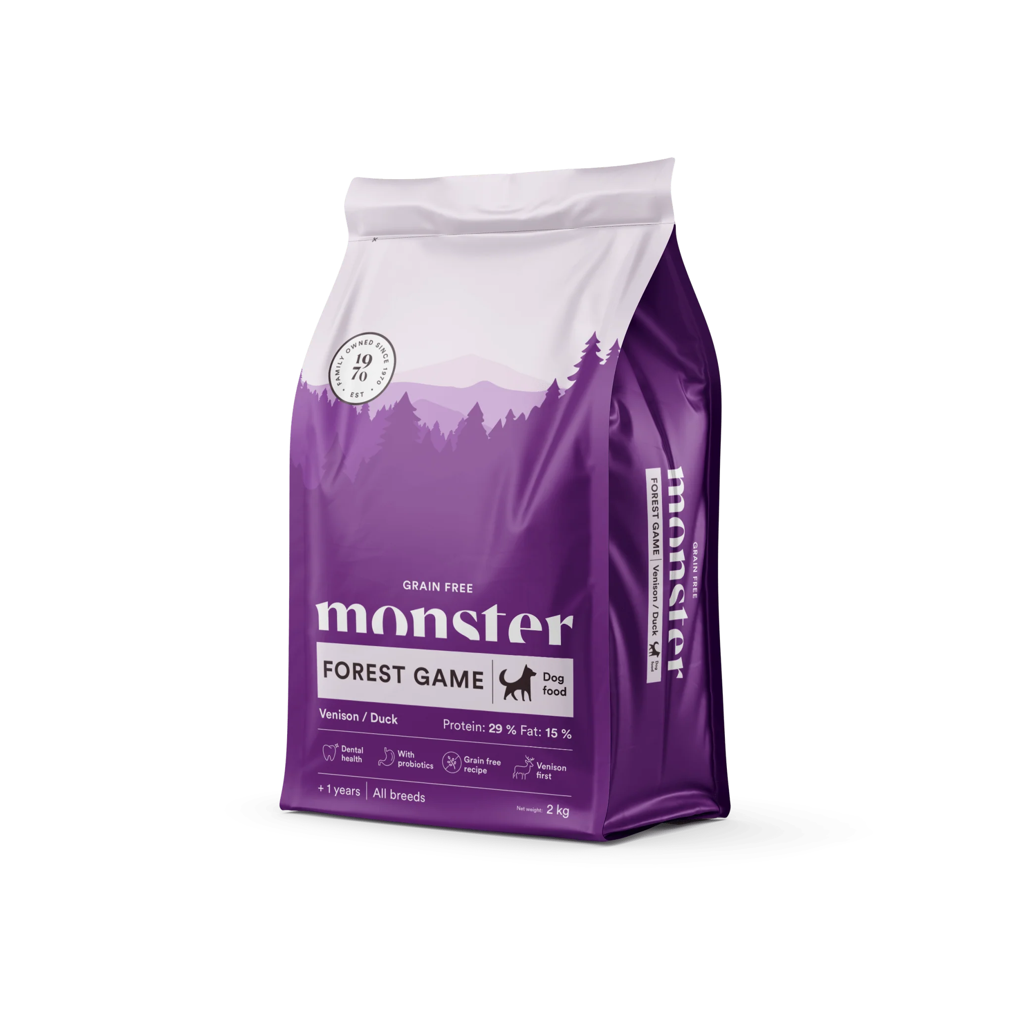 Monster Dog Grain Free Forest Game Venison/Duck