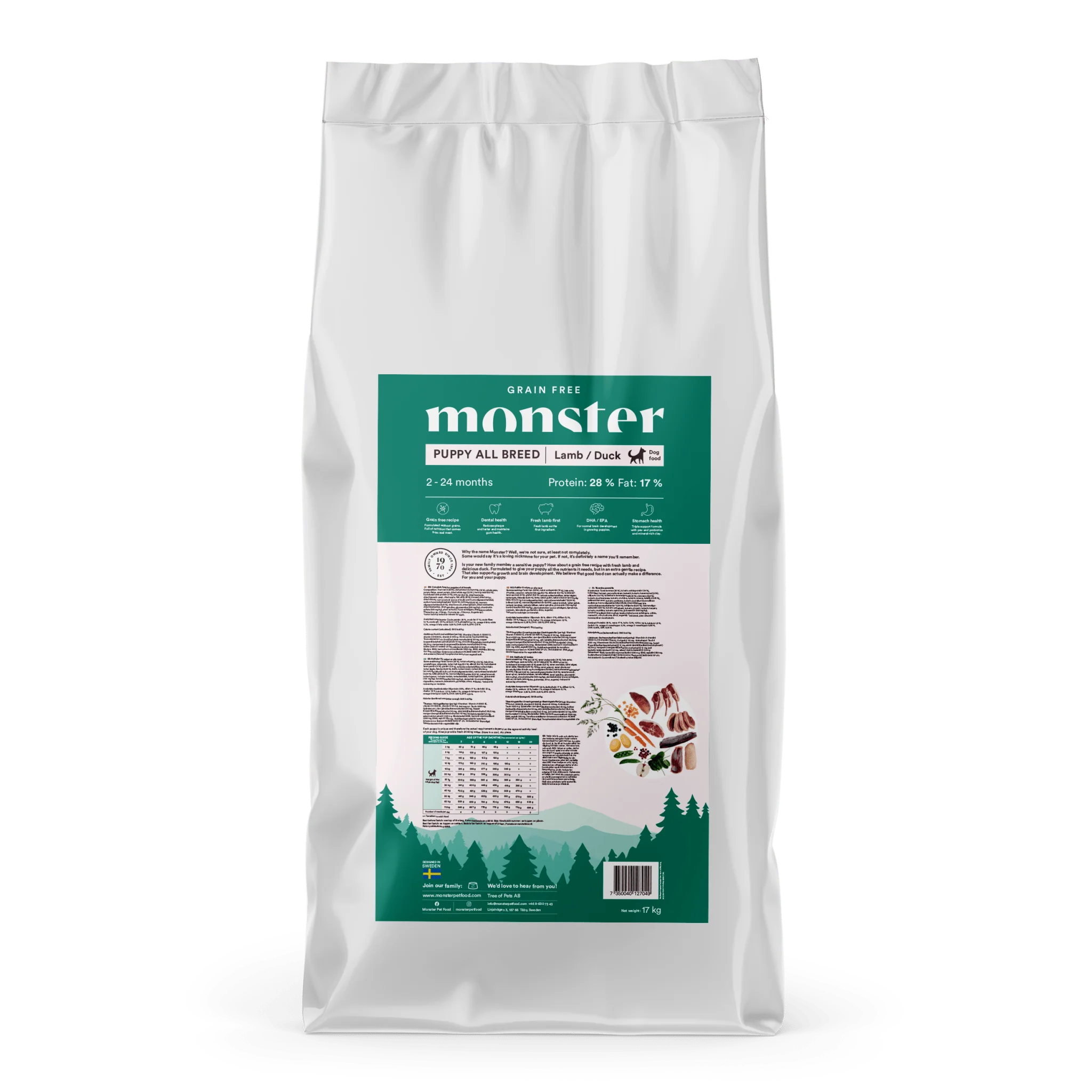 Monster Dog Grain Free Puppy All Breed Lamb/Duck - Image 3