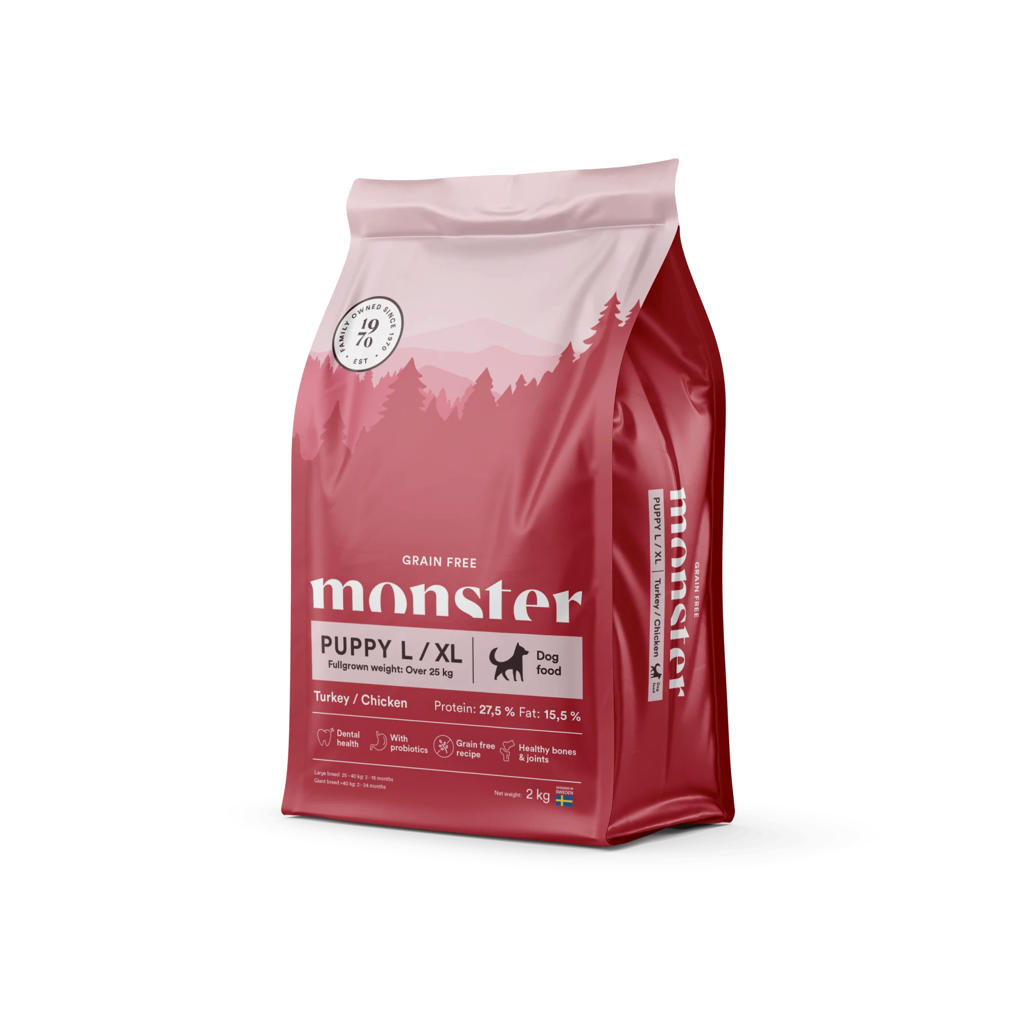 Monster Dog Grain Free Puppy L/XL Turkey/Chicken