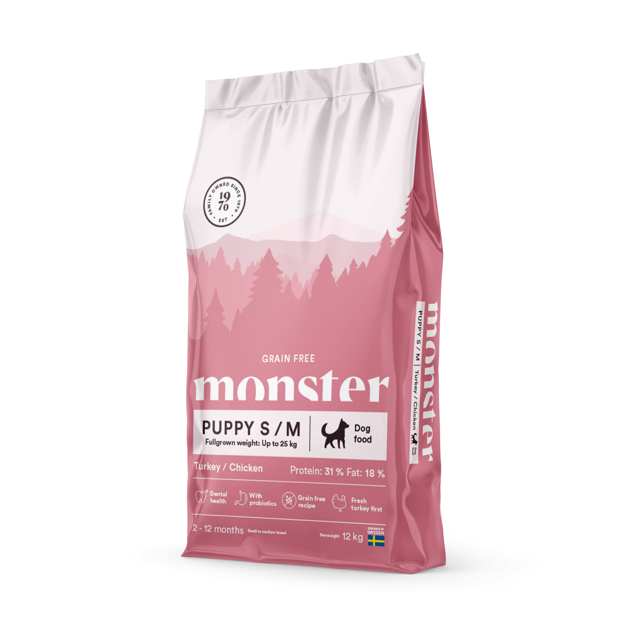 Monster Dog Grain Free Puppy S/M Turkey/Chicken - Image 2