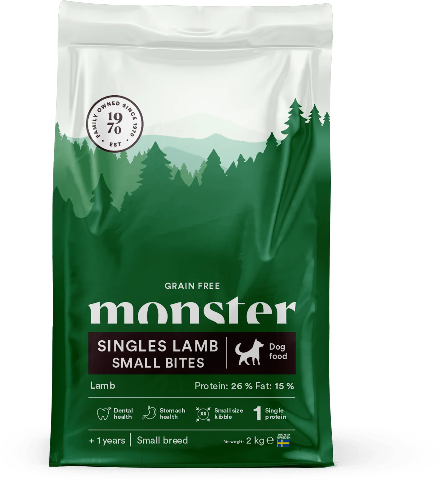 Monster Dog Grain Free Singles Lamb Small Bites