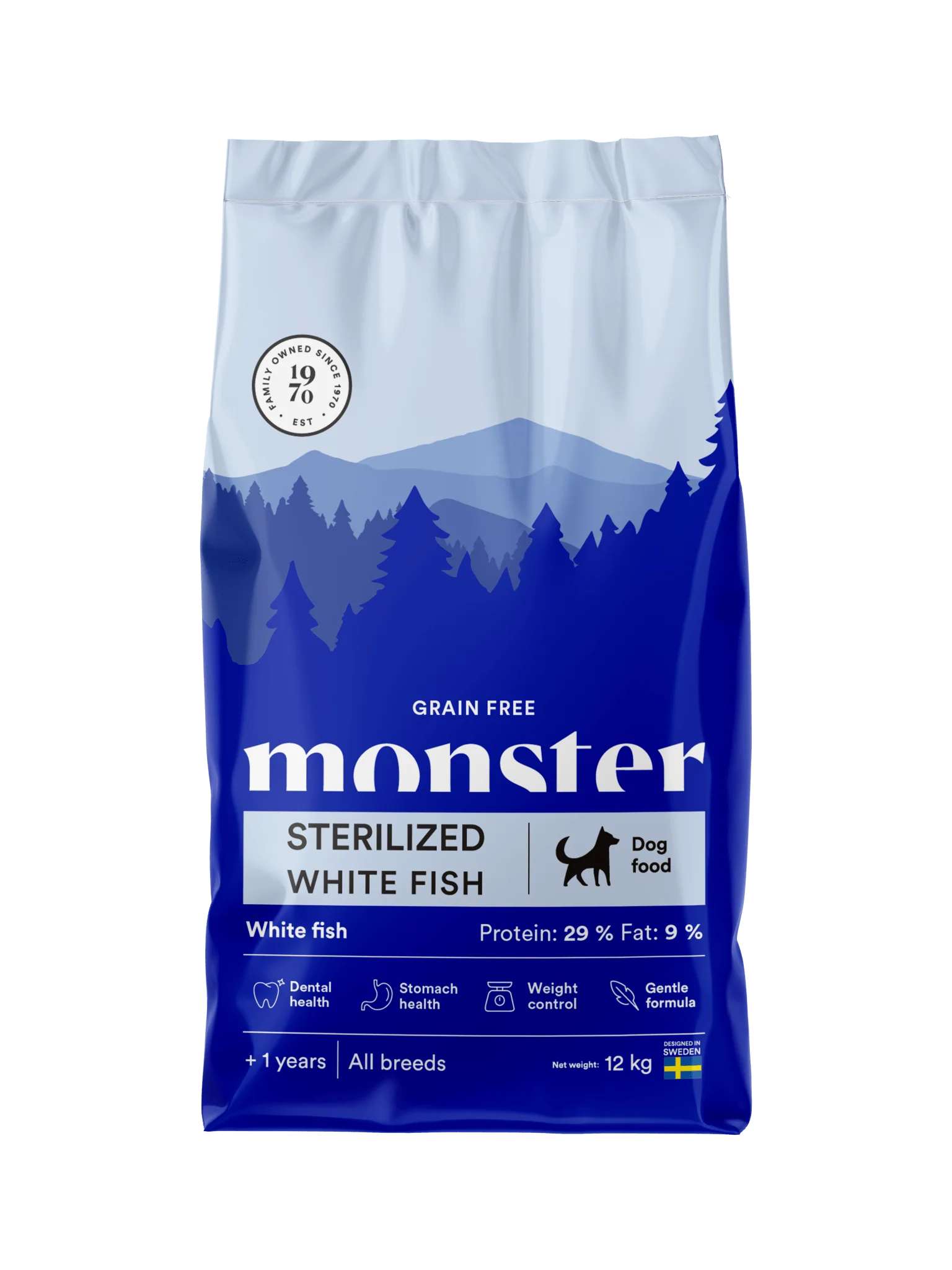 Monster Dog Grain Free Sterilized White Fish