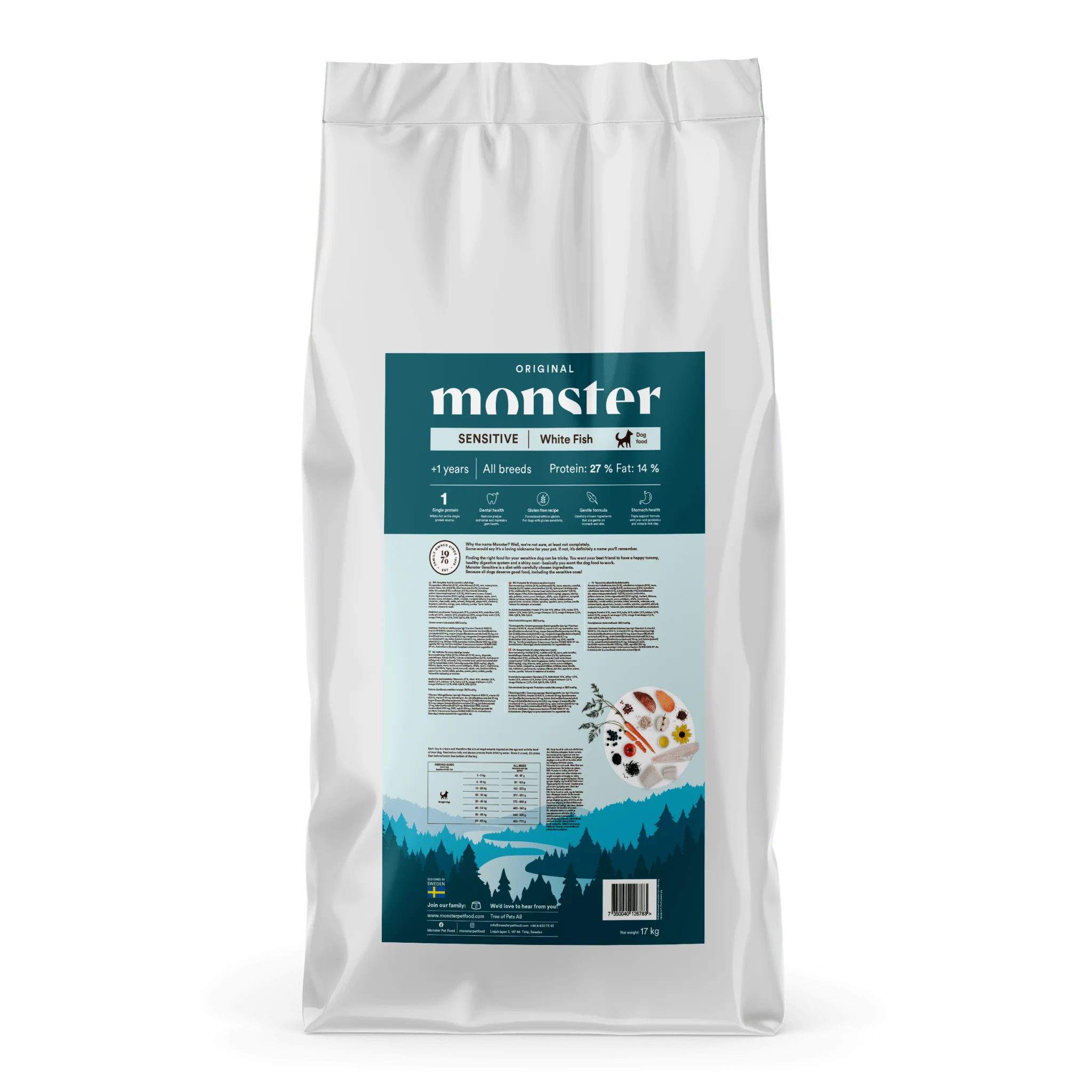 Monster Dog Original Sensitive White Fish - Image 3