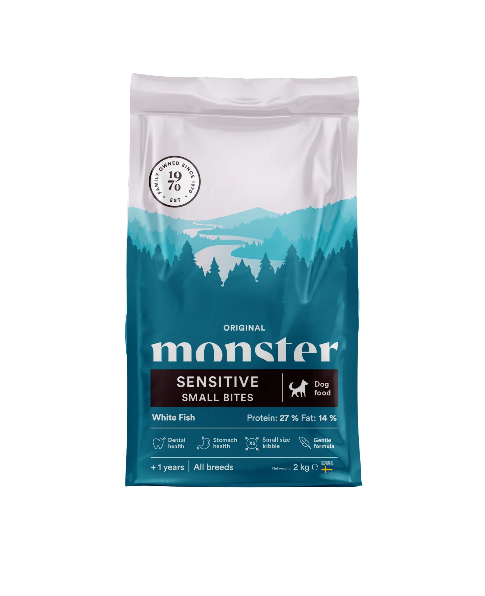 Monster Dog Original Sensitive White Fish Small bites