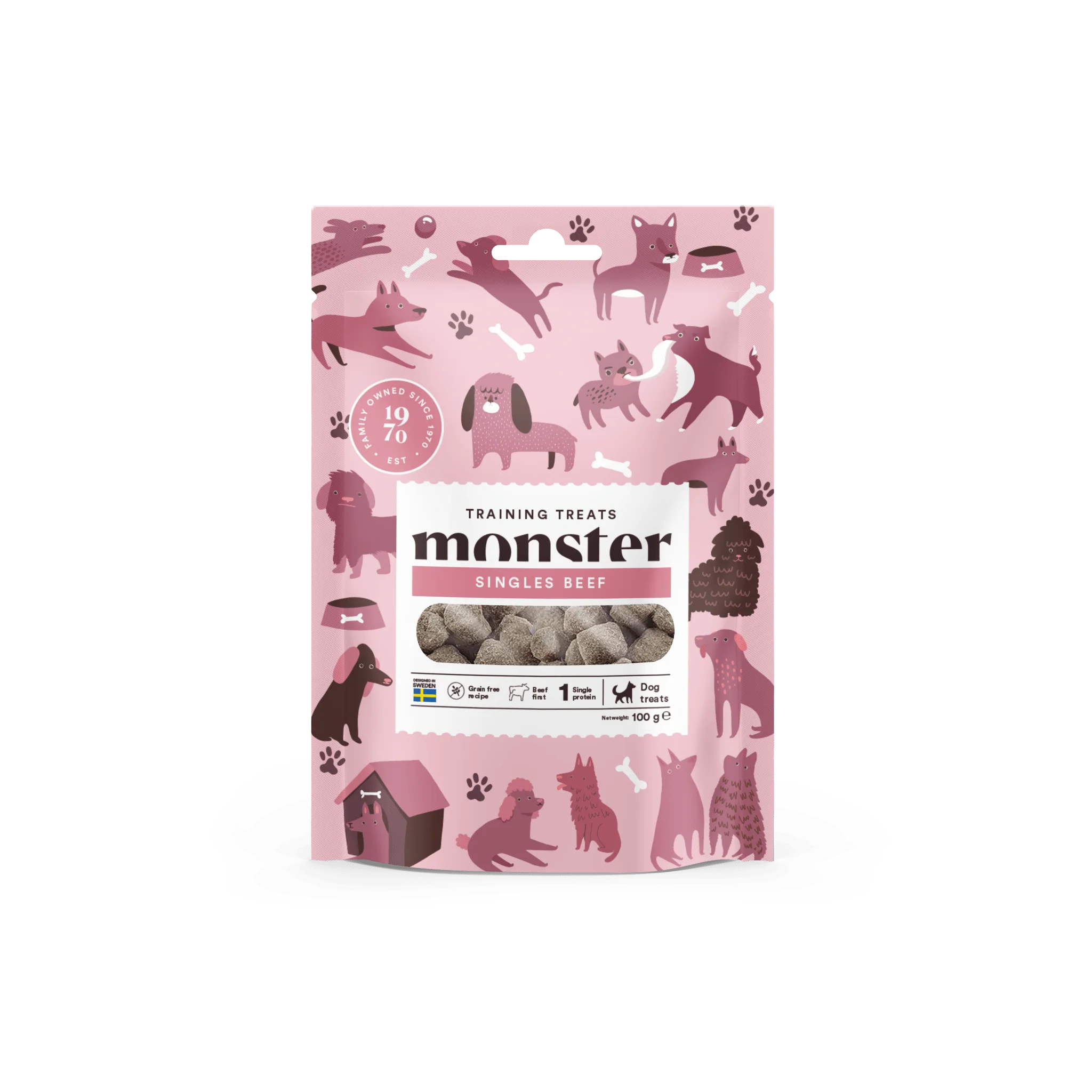 Monster Dog Training Treats Beef