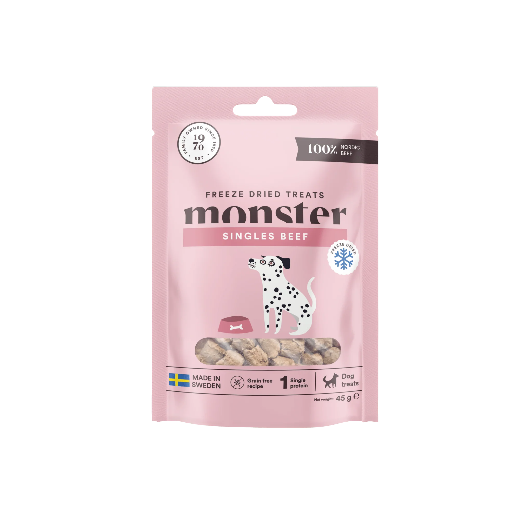 Monster Dog Treats Freeze Dried Beef