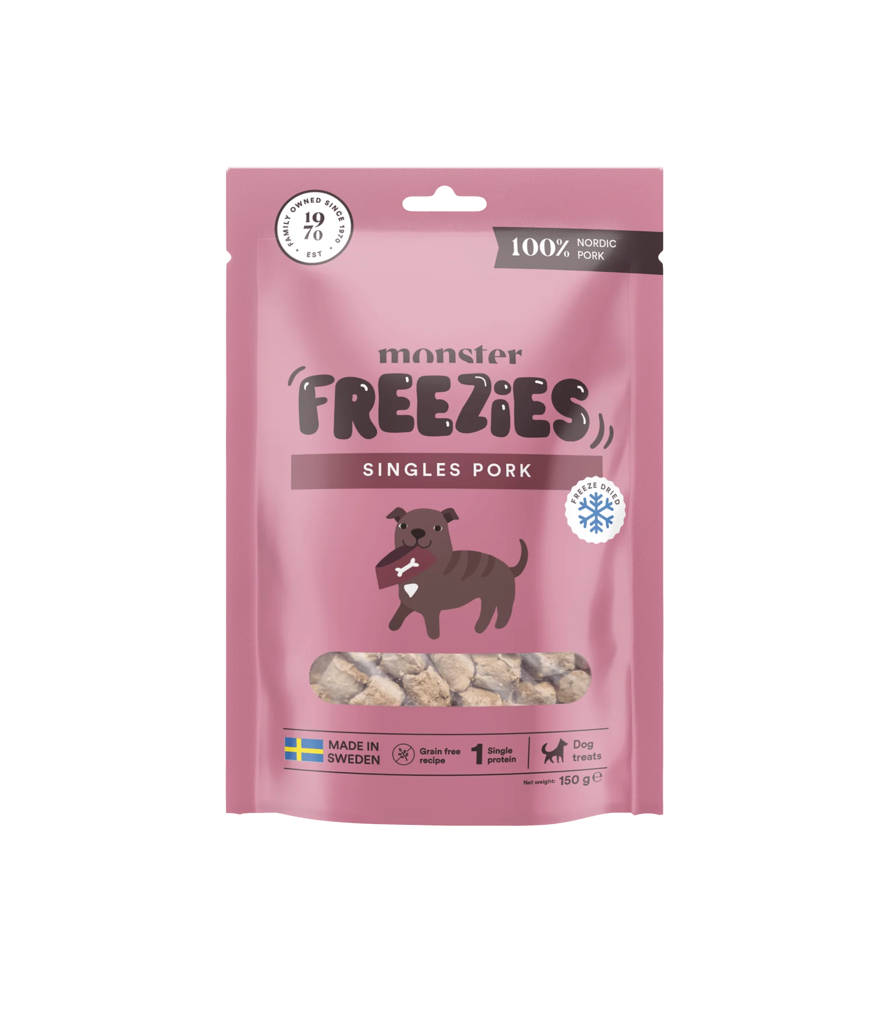 Monster Dog Treats Freeze Dried Pork - Image 2