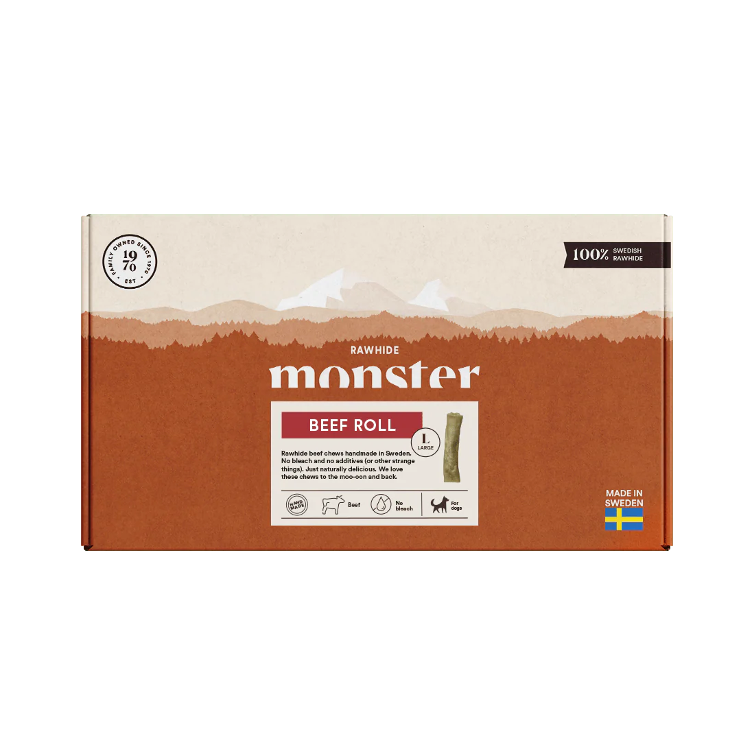 Monster Rawhide Beef Roll Box, tre storlekar - Image 3