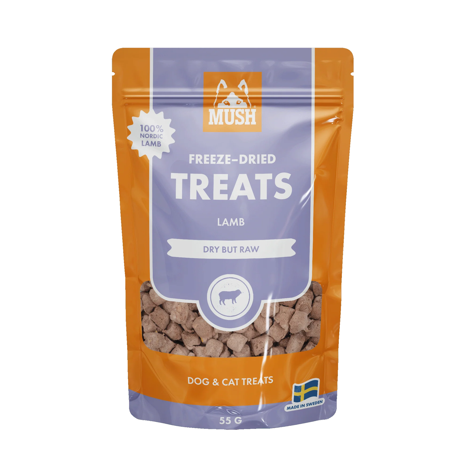 MUSH Treats Frystorkat Lamm