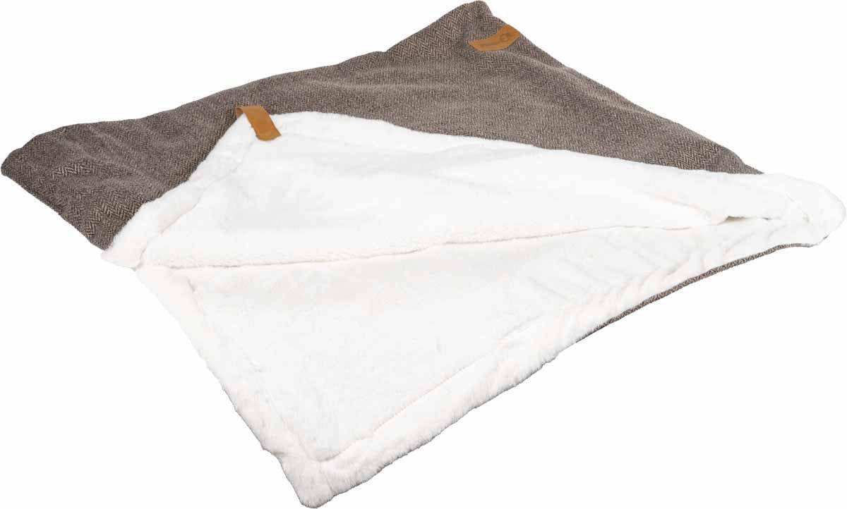 Ozami Dog Blanket Bosse Brown/ White