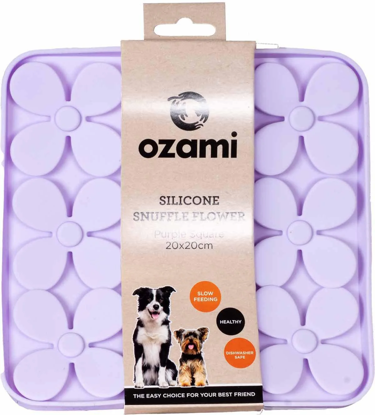 OZAMI Silicone Snuffle Flower Purple Square