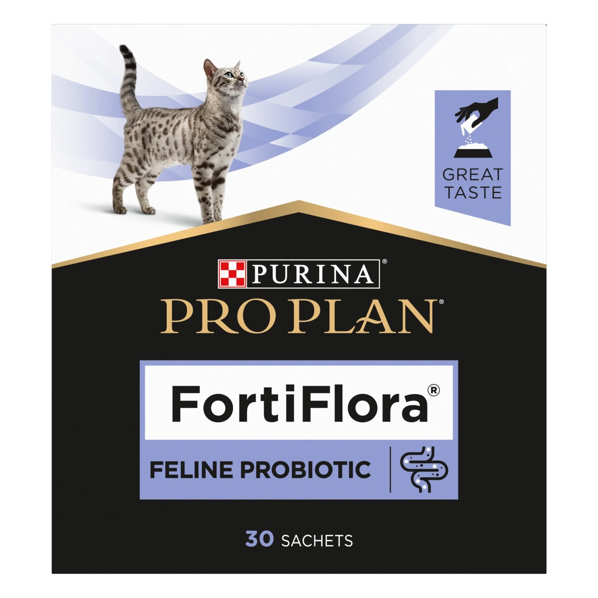 PURINA PRO PLAN FortiFlora Probiotika Komplement för katt 30 st