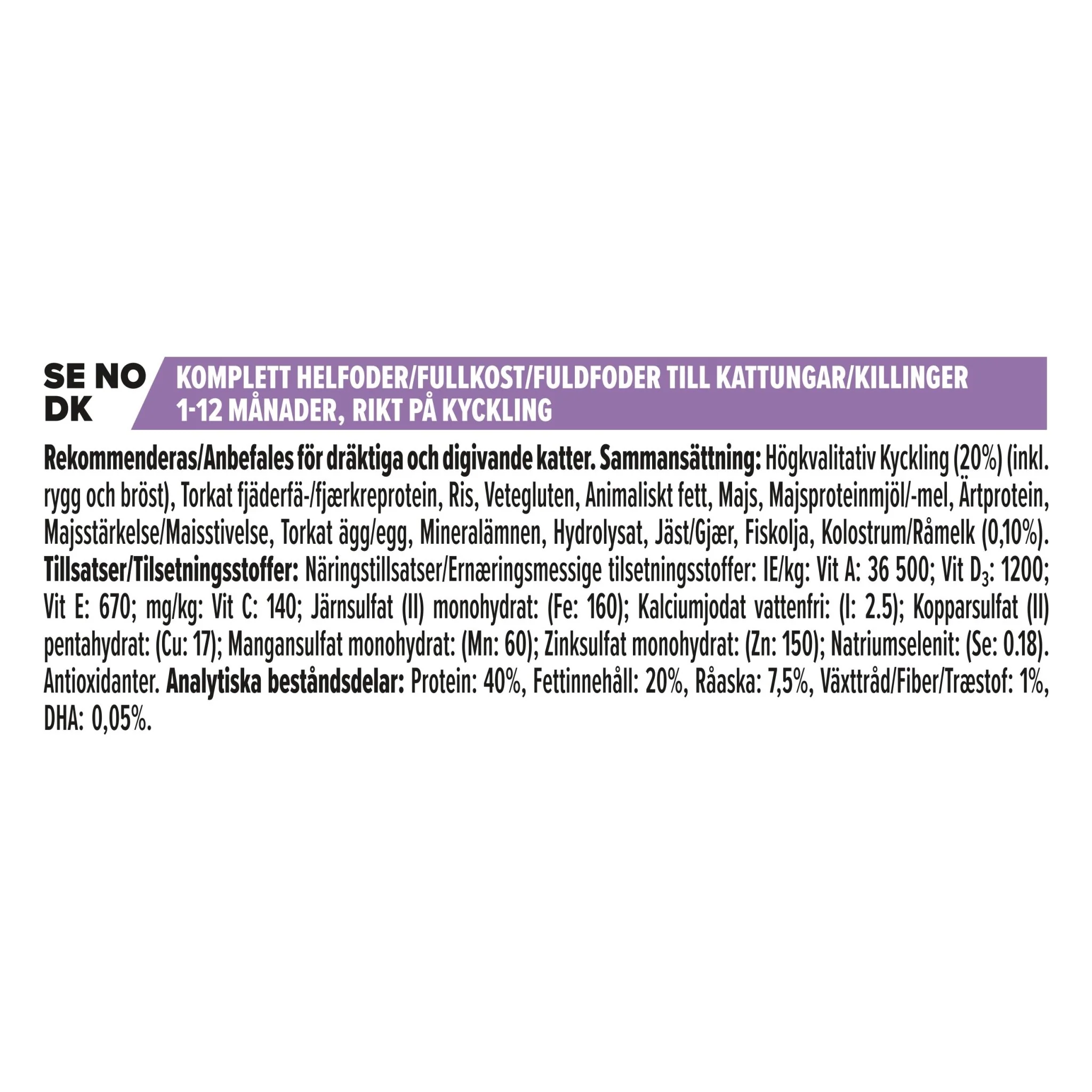 PURINA PRO PLAN Kitten 1–12 månader HEALTHY START Rikt på kyckling - Image 11
