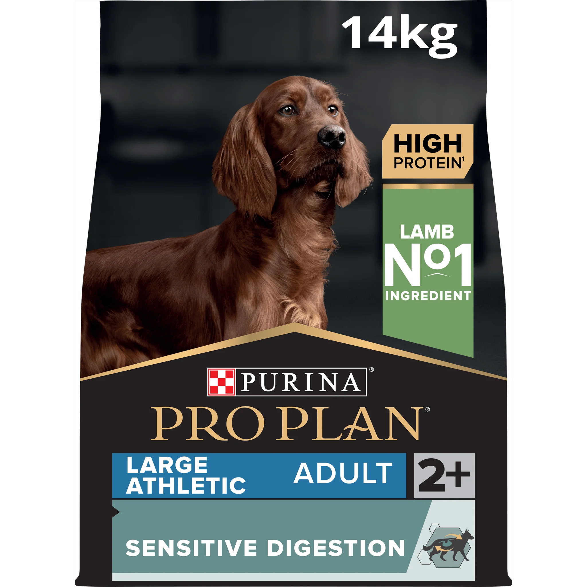 PURINA PRO PLAN Large Adult Athletic Dog Sensitive Digestion Rikt på Lamm - Image 2