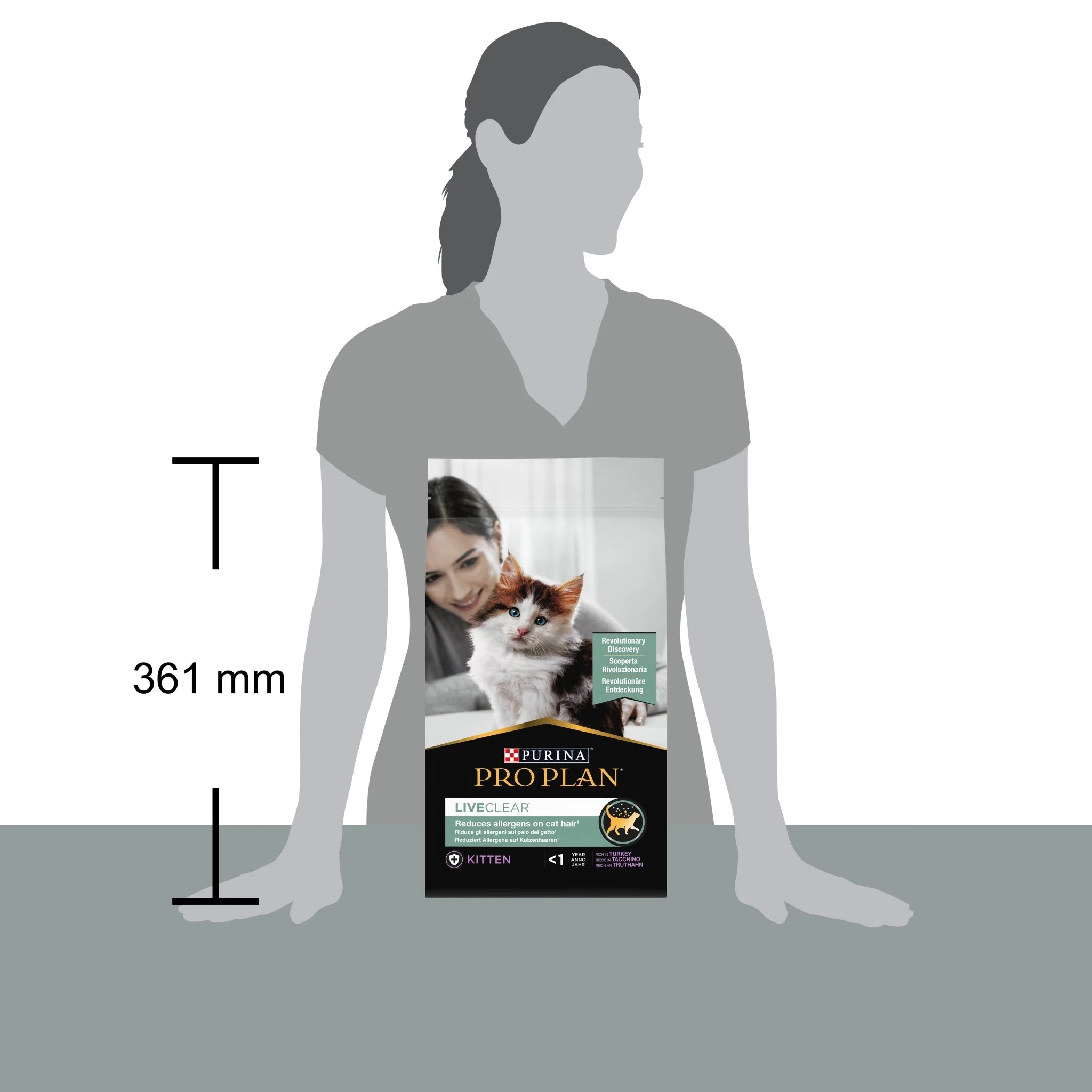 PURINA PRO PLAN LIVECLEAR Kitten < 1 year Rikt på kalkon - Image 2