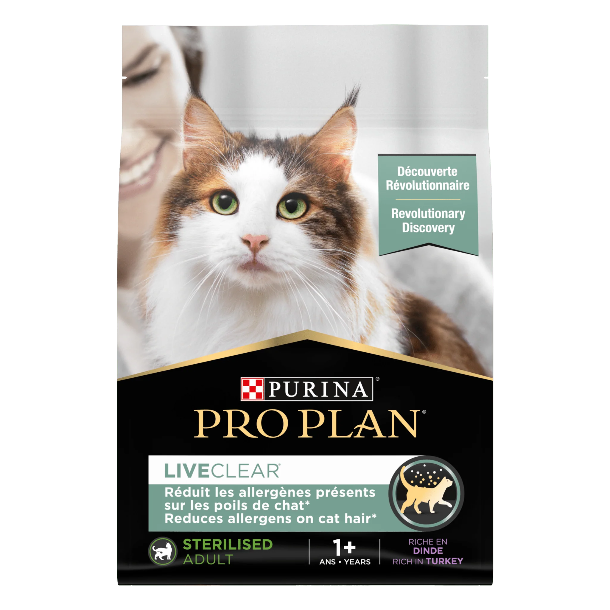 PURINA PRO PLAN LIVECLEAR Sterilised Adult 1+ years Rikt på kalkon