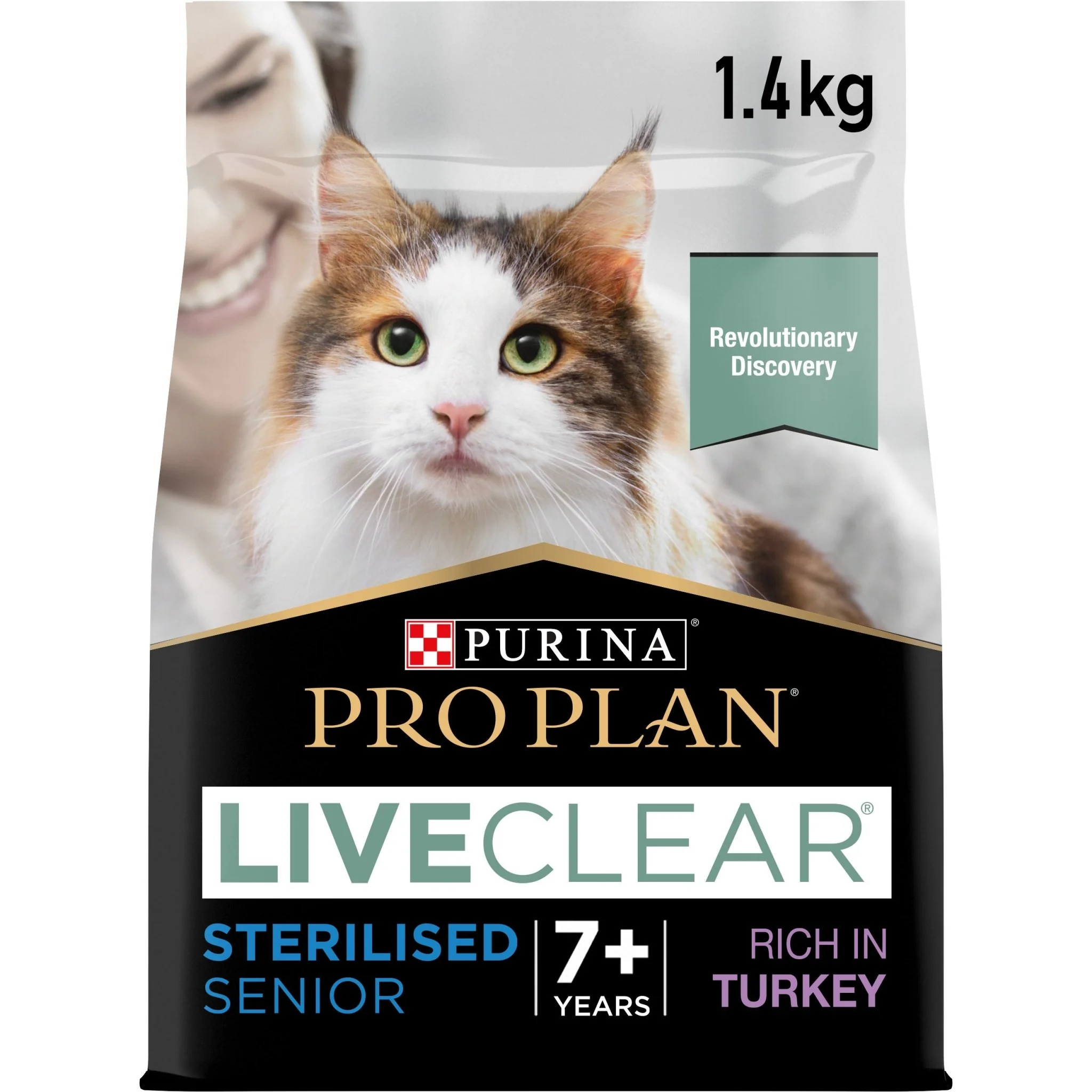 PURINA PRO PLAN LIVECLEAR Sterilised Senior 7+ years Rikt på kalkon - Image 2