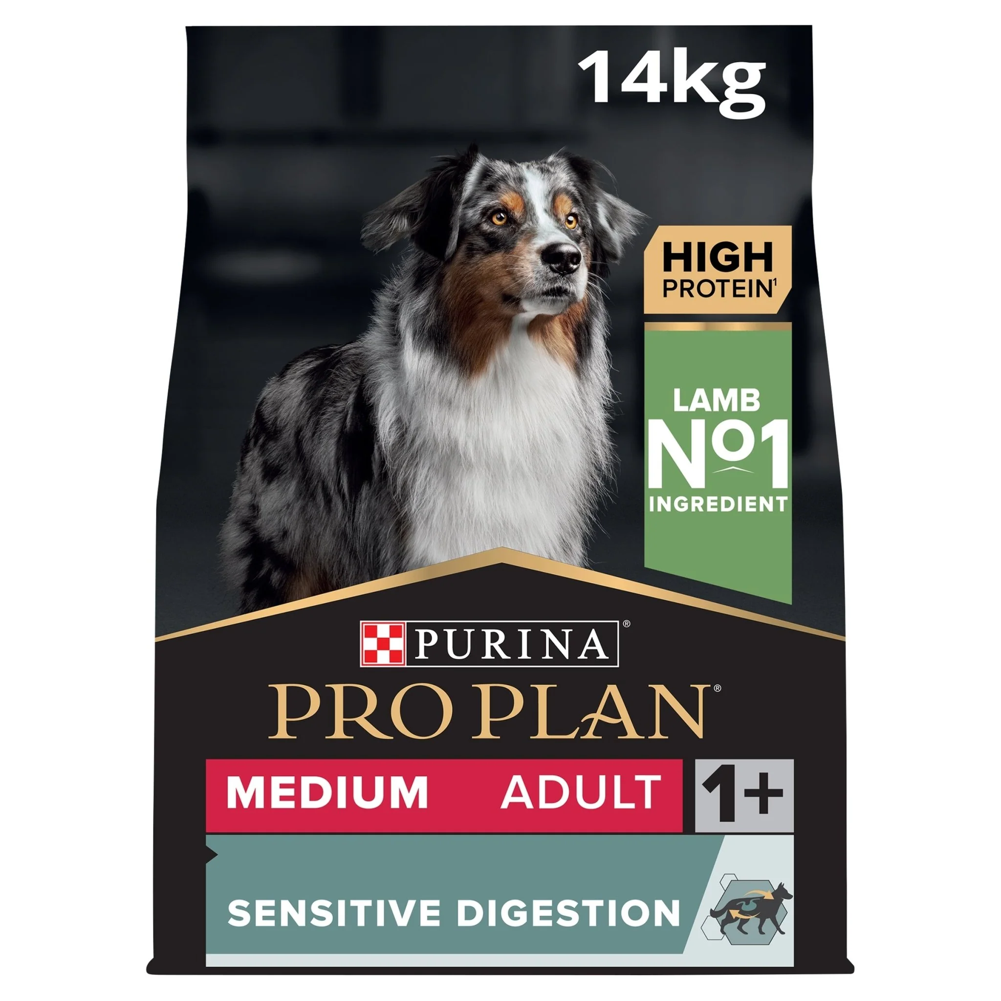 PURINA PRO PLAN Medium Adult Dog Sensitive Digestion Rikt på Lamm - Image 2