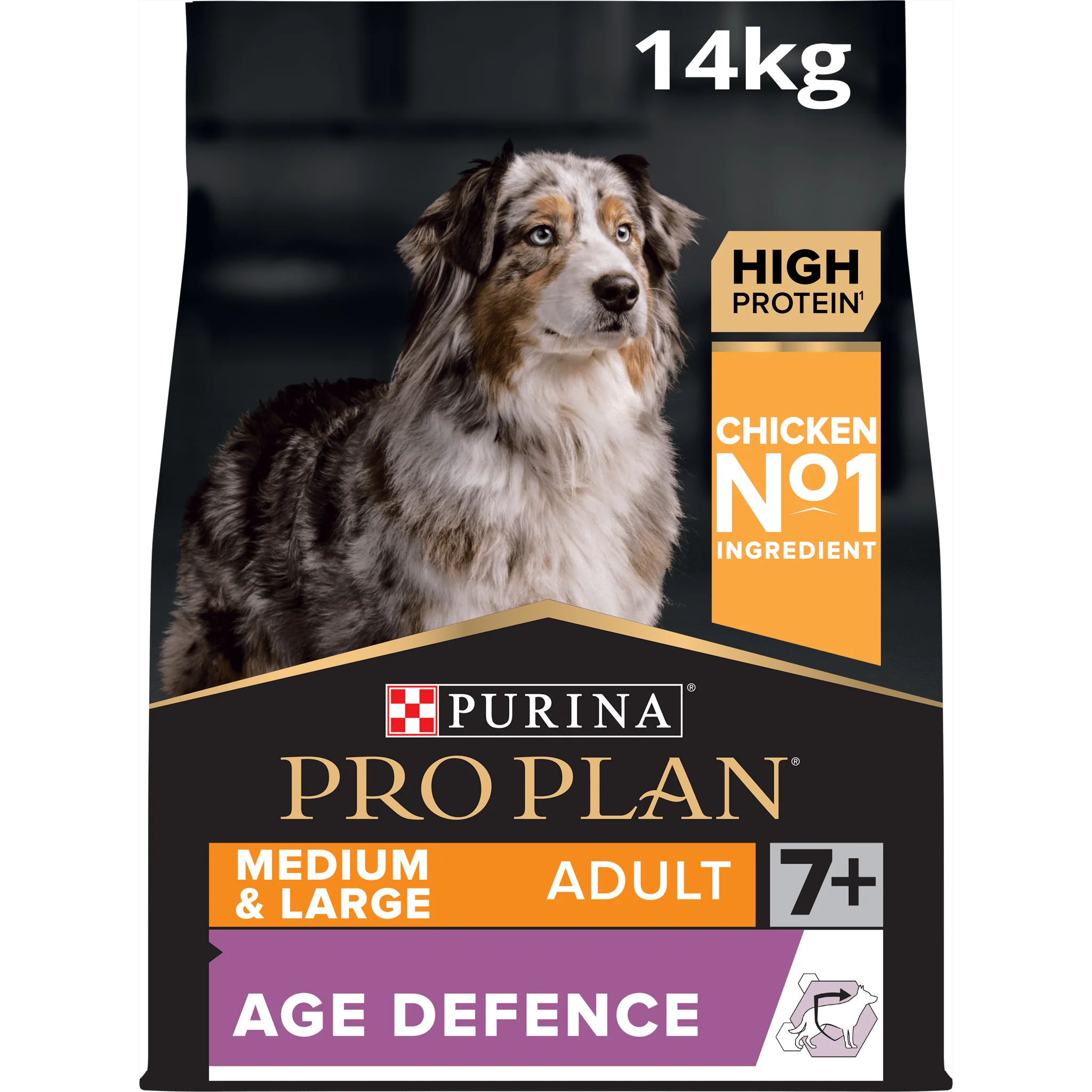 PURINA PRO PLAN Medium & Large Adult Dog 7+ Rikt på kyckling - Image 4