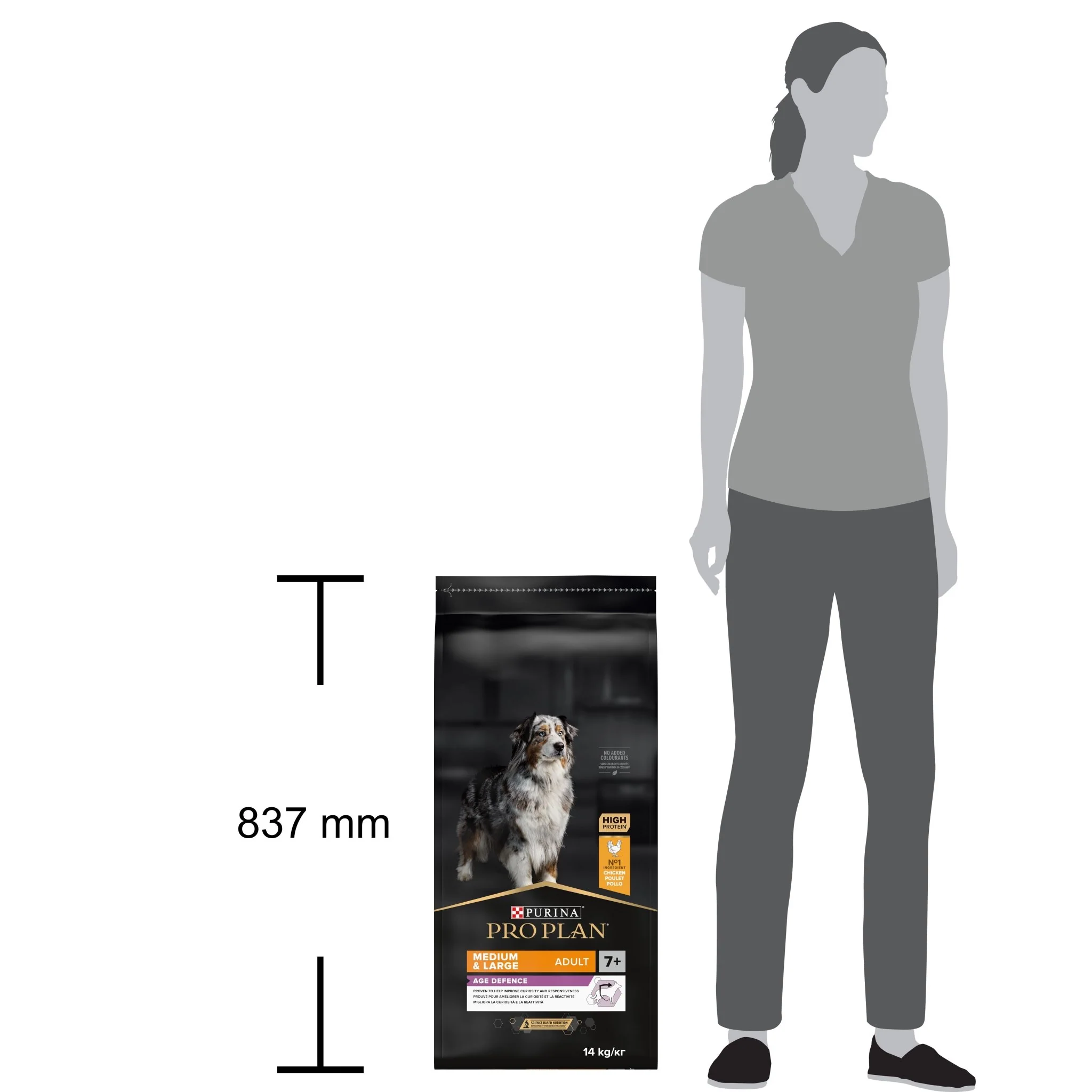 PURINA PRO PLAN Medium & Large Adult Dog 7+ Rikt på kyckling - Image 7