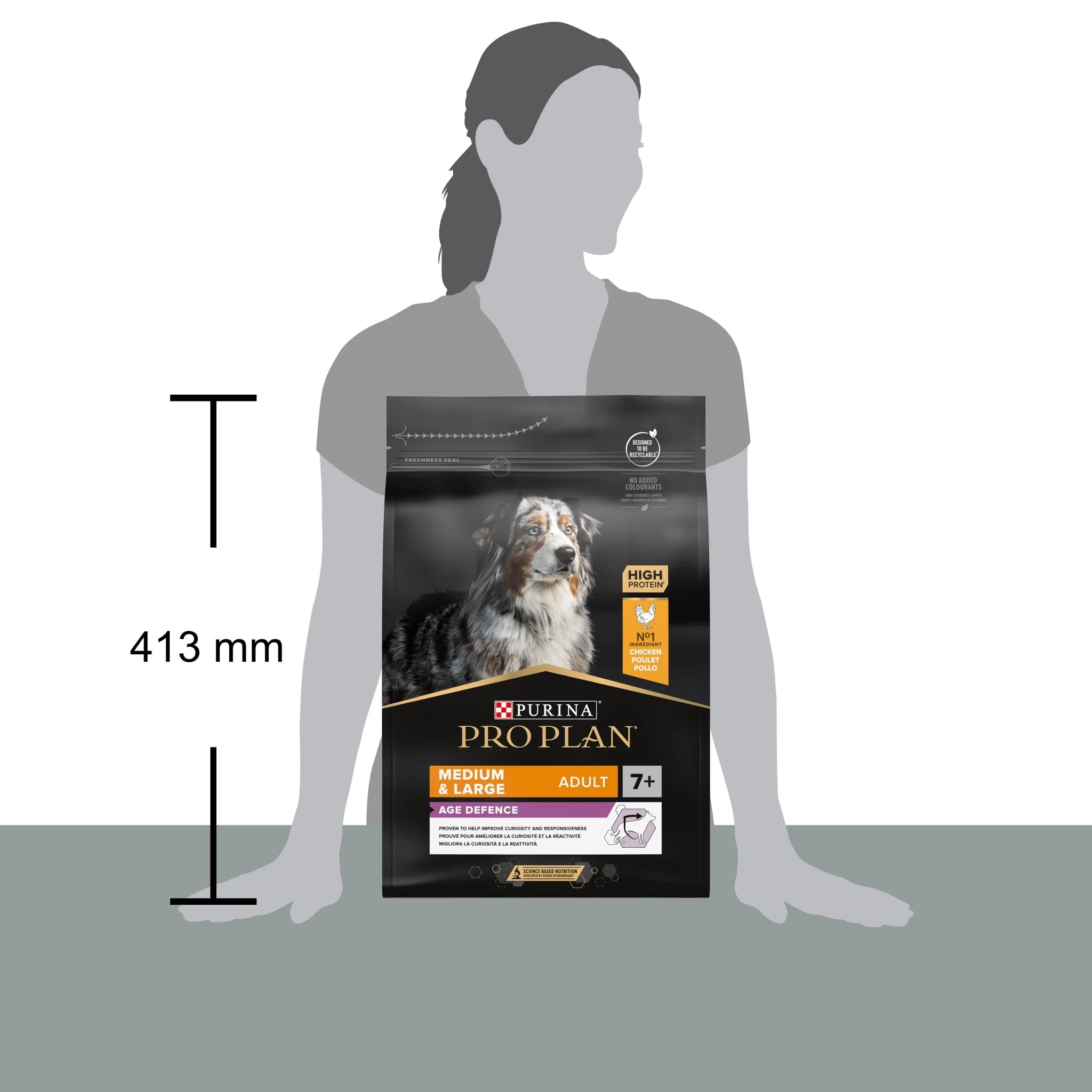 PURINA PRO PLAN Medium & Large Adult Dog 7+ Rikt på kyckling - Image 8