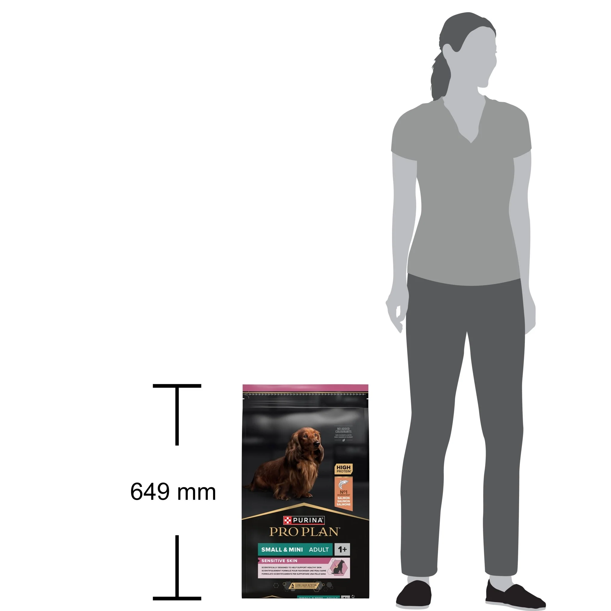 PURINA PRO PLAN Small & Mini Adult Dog Sensitive Skin Rikt på lax - Image 3