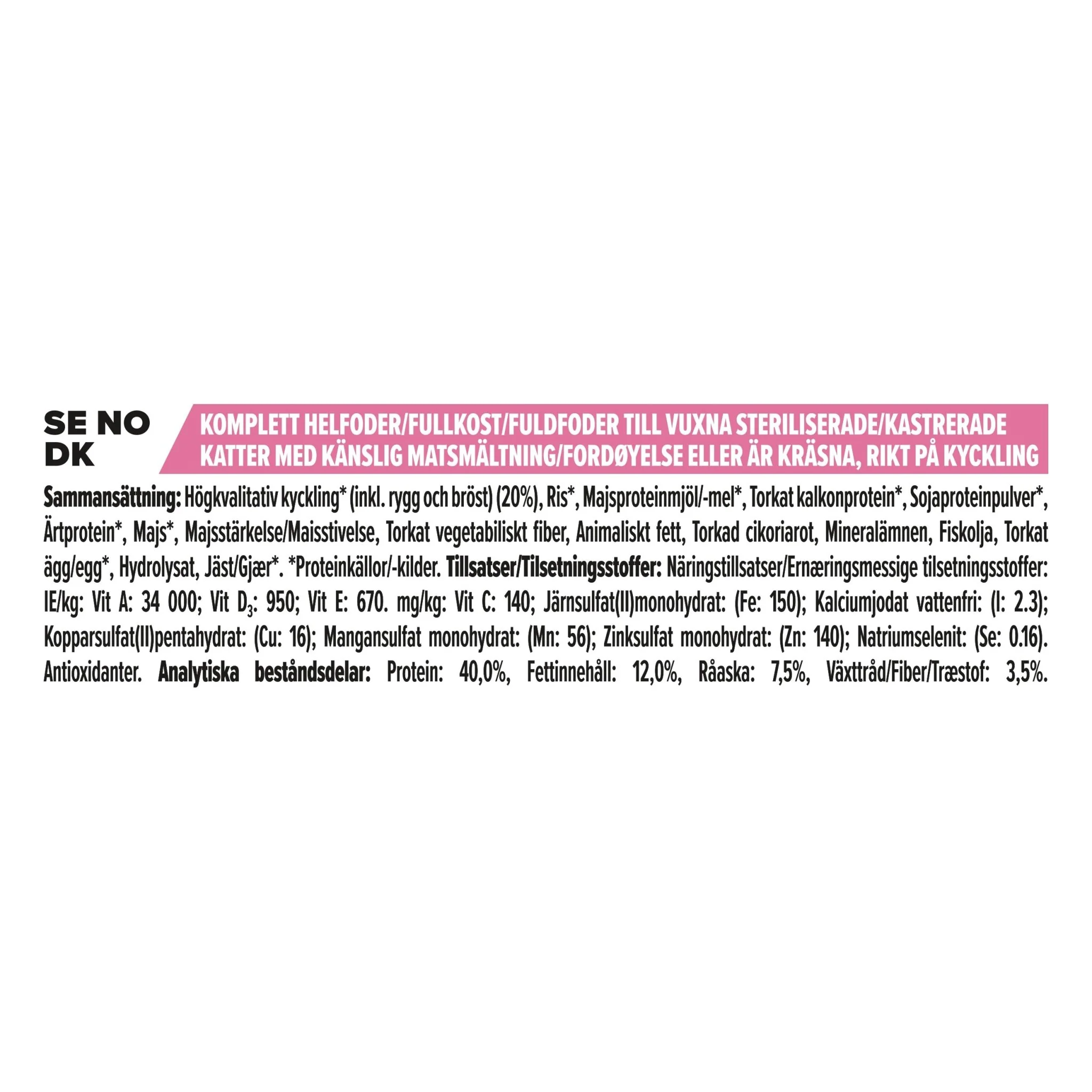 PURINA PRO PLAN Sterilised Adult 1+ Delicate Digestion Rik På Kyckling - Image 7