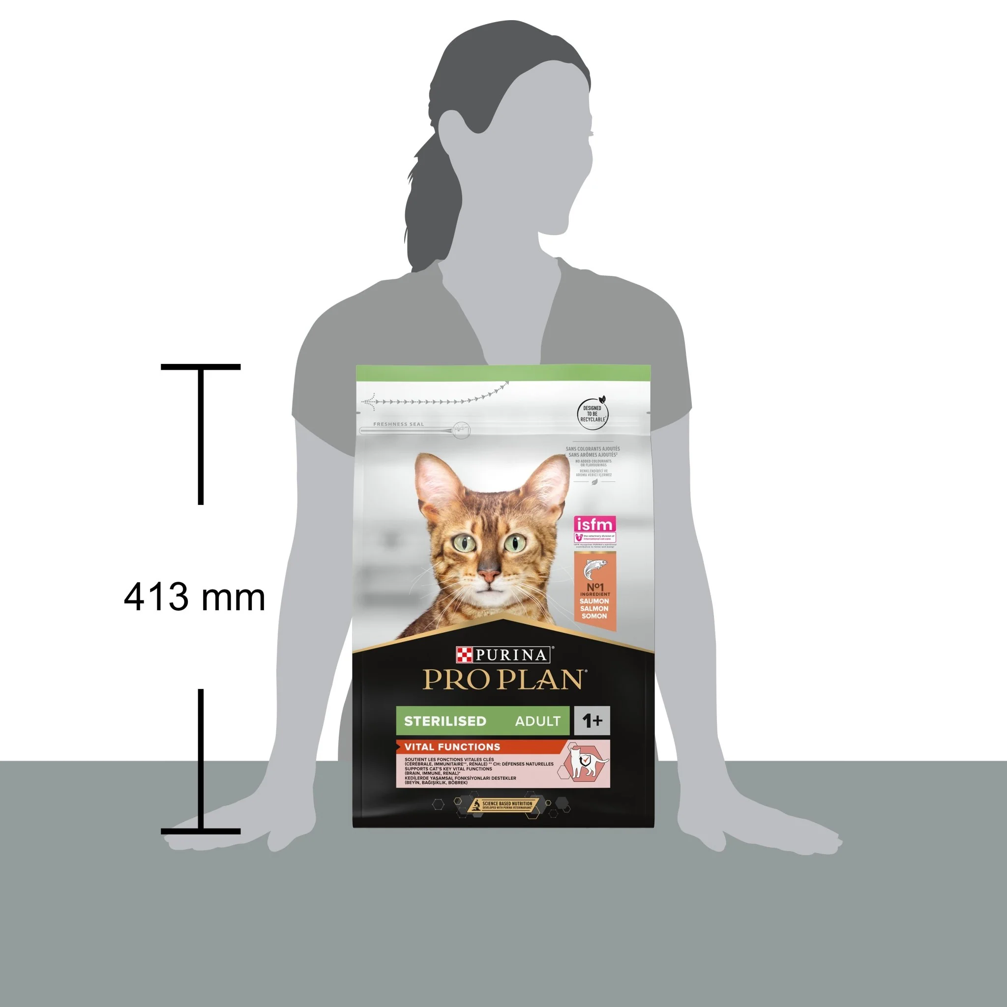PURINA PRO PLAN Sterilised Adult 1+ Vital Functions Rik på lax - Image 10