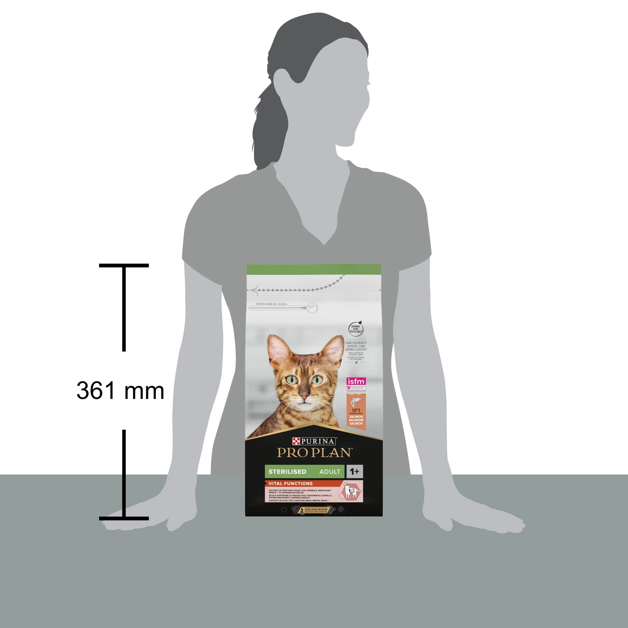 PURINA PRO PLAN Sterilised Adult 1+ Vital Functions Rik på lax - Image 8