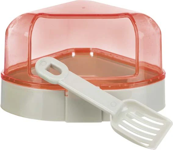 Trixie Hörntoalett Hamster De Luxe Med Spade - Image 3