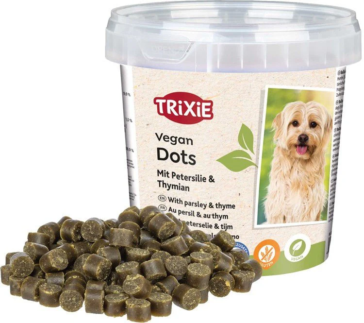 Trixie Vegan Soft Snack Dots med persilja & timjan
